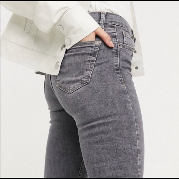 Topshop Jamie High Waist Distressed Moto Jeans - Picture 2 of 12